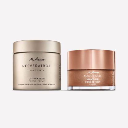 M. Asam RESVERATROL LONGEVITY Lifting Face Cream & Make-up Mousse Classic