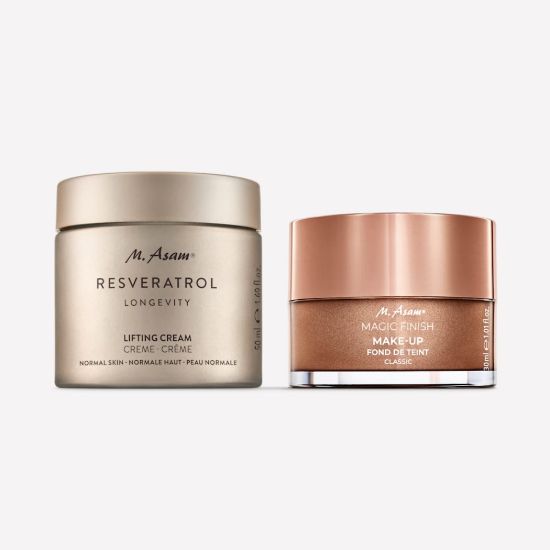 M. Asam RESVERATROL LONGEVITY Lifting Face Cream & Make-up Mousse Classic