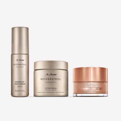 M. Asam RESVERATROL LONGEVITY Skin First Set Classic Glow 3-piece
