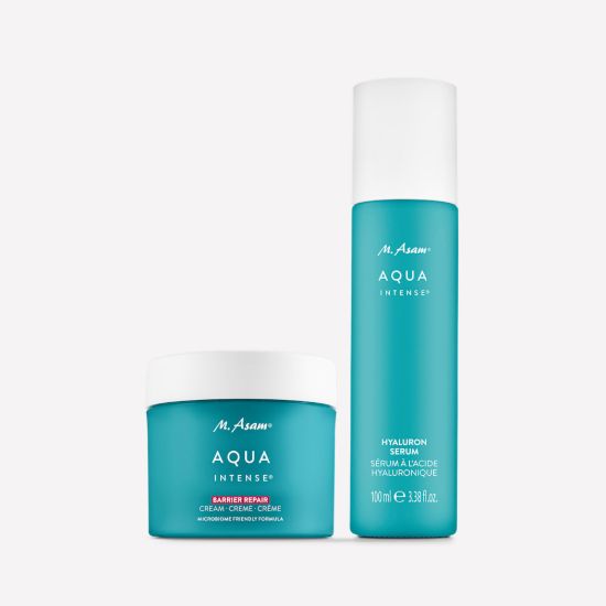 M. Asam AQUA INTENSE Hyaluron Face Serum & Barrier Repair Face Cream