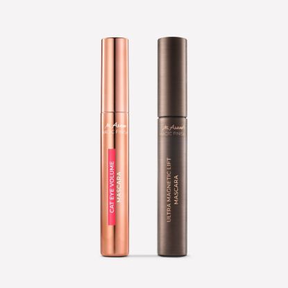 M. Asam MAGIC FINISH Ultra Magnetic Lift Mascara Deep Black & Cat Eye Volume Mascara Deep Black