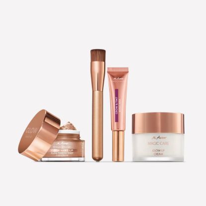 M. Asam MAGIC FINISH Glow Make-up Set with Radiance Finish & Eyelash Booster 4-Piece