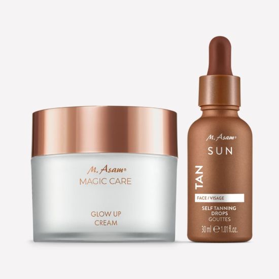 M. Asam MAGIC CARE Glow Up Face Cream & Self Tanning Drops Self Tanner Concentrate Face