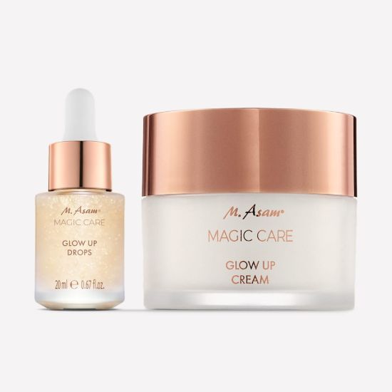 M. Asam MAGIC CARE Glow Up Drops Gold Face Serum & Glow Up Face Cream