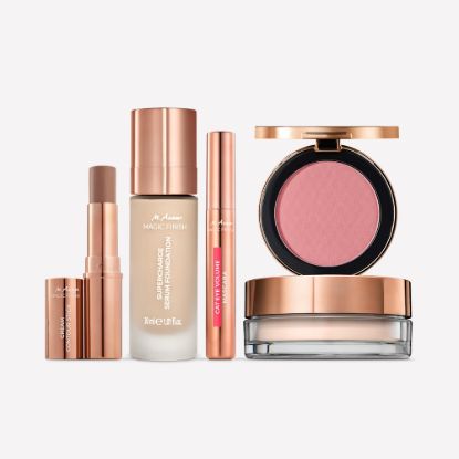 M. Asam MAGIC FINISH Glowy Full Face Make-up Kit Warm Sand 5-piece