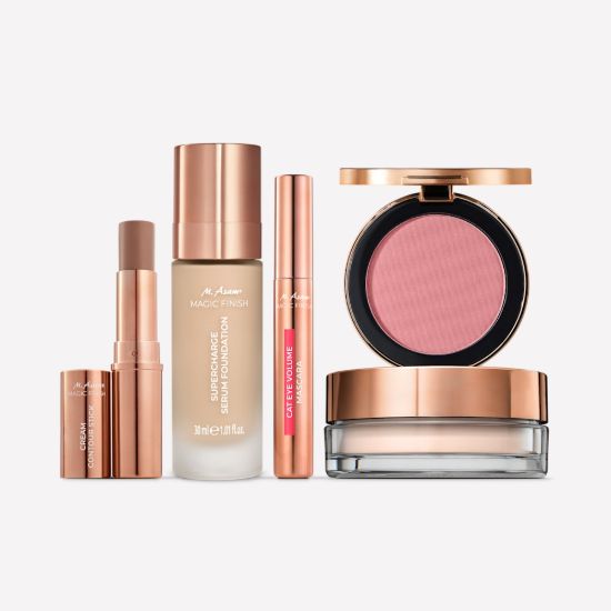 M. Asam MAGIC FINISH Glowy Full Face Make-up Kit Creamy Nude 5-piece