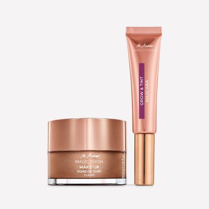 M. Asam MAGIC FINISH Make-up Mousse and Grow & Tint Mascara Deep Black