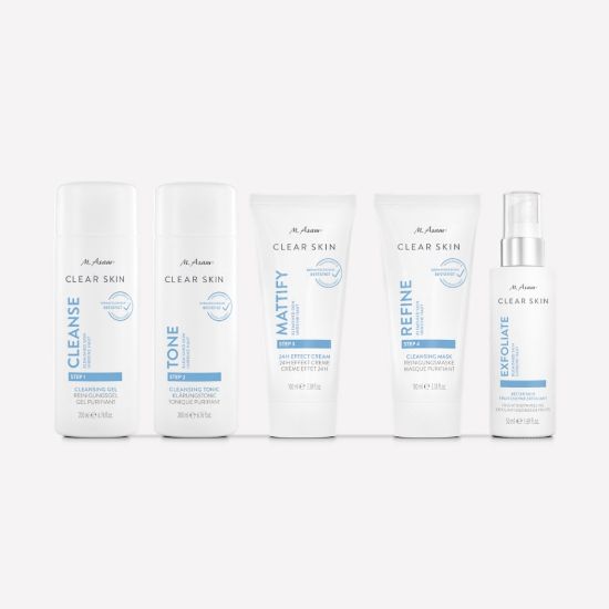 M. Asam CLEAR SKIN Pure Skin Facial Care Routine 5-piece