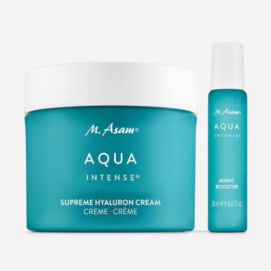 M. Asam AQUA INTENSE Mimic Booster Serum & Supreme Hyaluron Face Cream